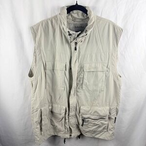 Schoffel Sport Fishing Photography Outdoors‎ Lightweight Cargo Vest Zip Up Sz 44